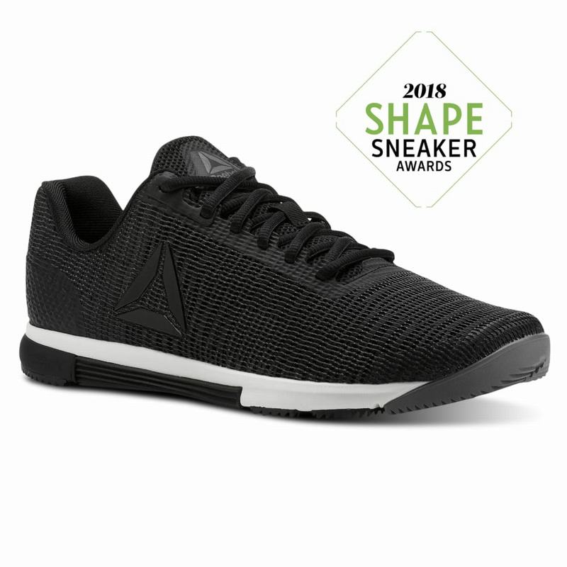 Adidasi Training Reebok Speed Tr Flexweave Barbati Negrii/Albi Romania HM8157FK